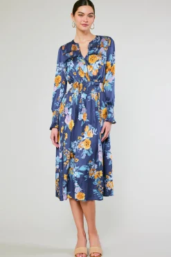 Aida Floral Midi Dress