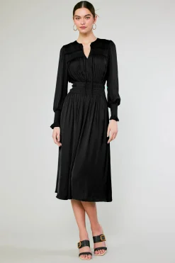 Aida Smocked Midi Dress