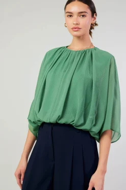 Alessia Dolman Sleeved Blouse