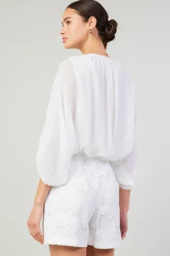 Alessia Dolman Sleeved Blouse