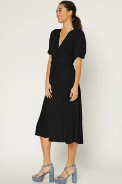 Amelia Pleated Maxi Dress