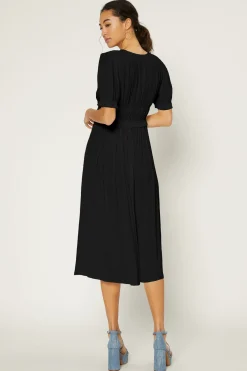 Amelia Pleated Maxi Dress