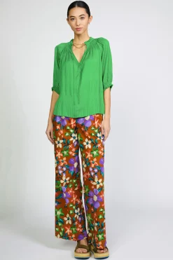 Angelica Pleated Blouse