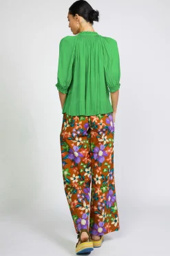 Angelica Pleated Blouse