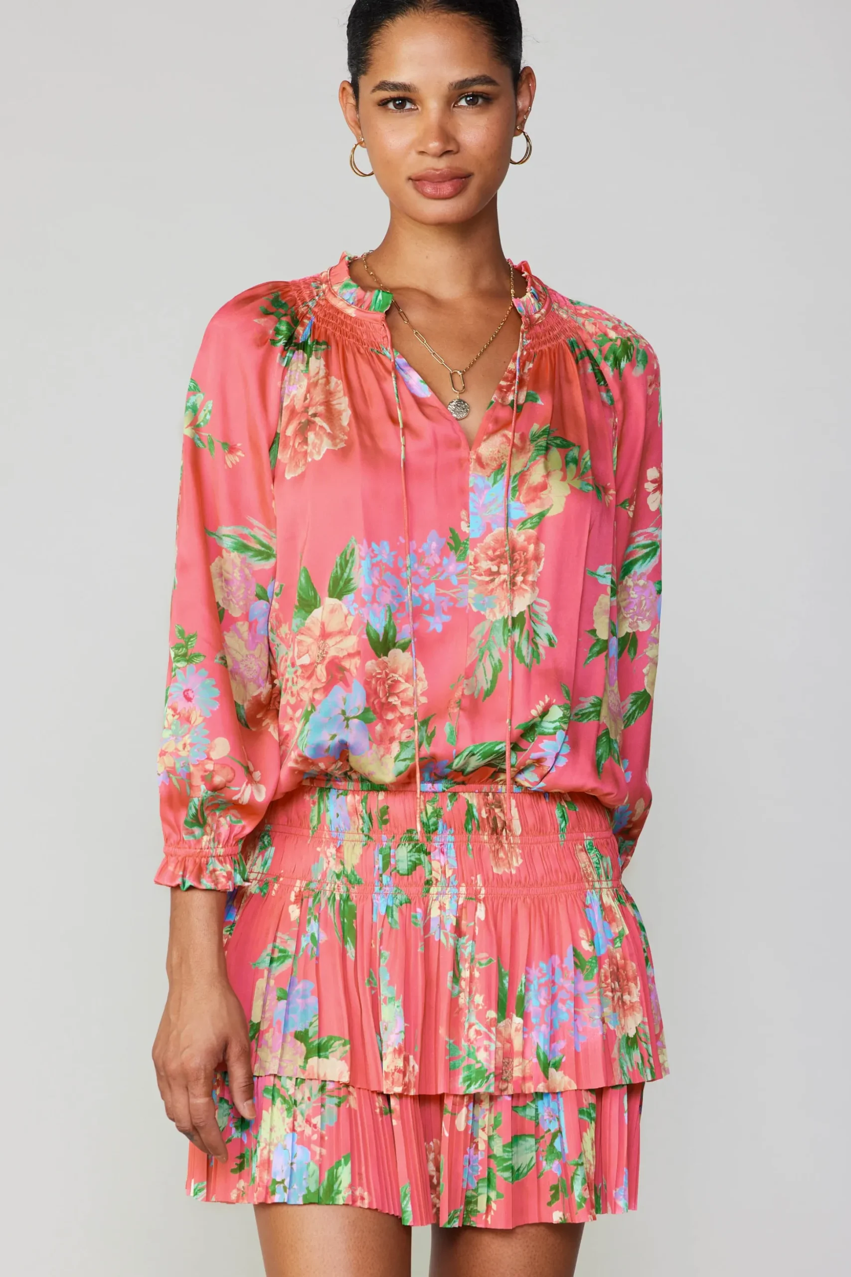 Aurelie Floral Mini Dress