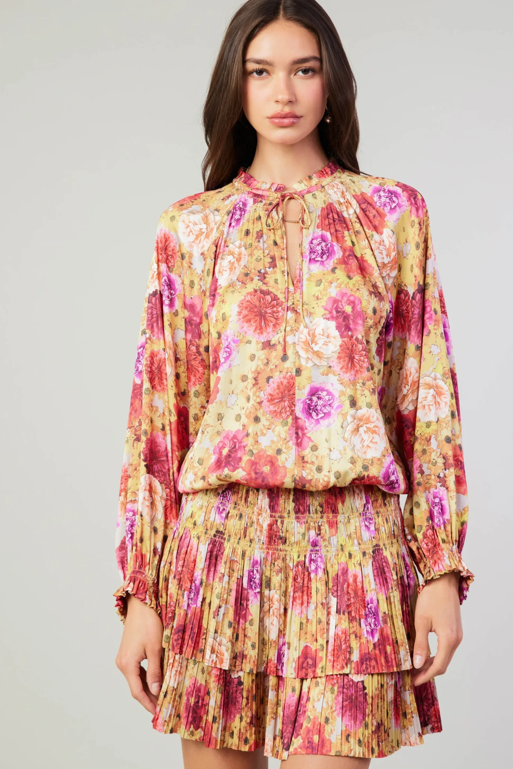 Aurelie Rose Mini Dress