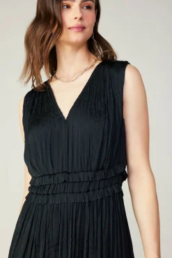 Aurora Crinkle Pleated Mini Dress