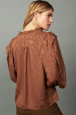 Autumn Puff Sleeve Blouse