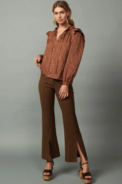 Autumn Puff Sleeve Blouse