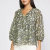 Baroque Floral Raglan Blouse