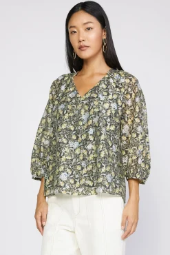 Baroque Floral Raglan Blouse