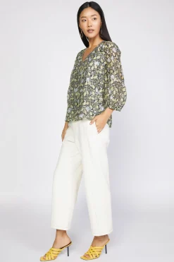 Baroque Floral Raglan Blouse