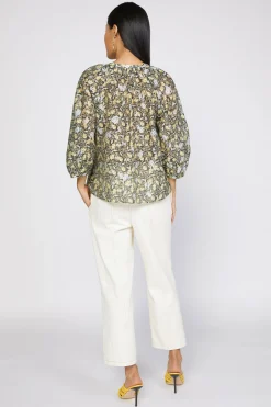 Baroque Floral Raglan Blouse