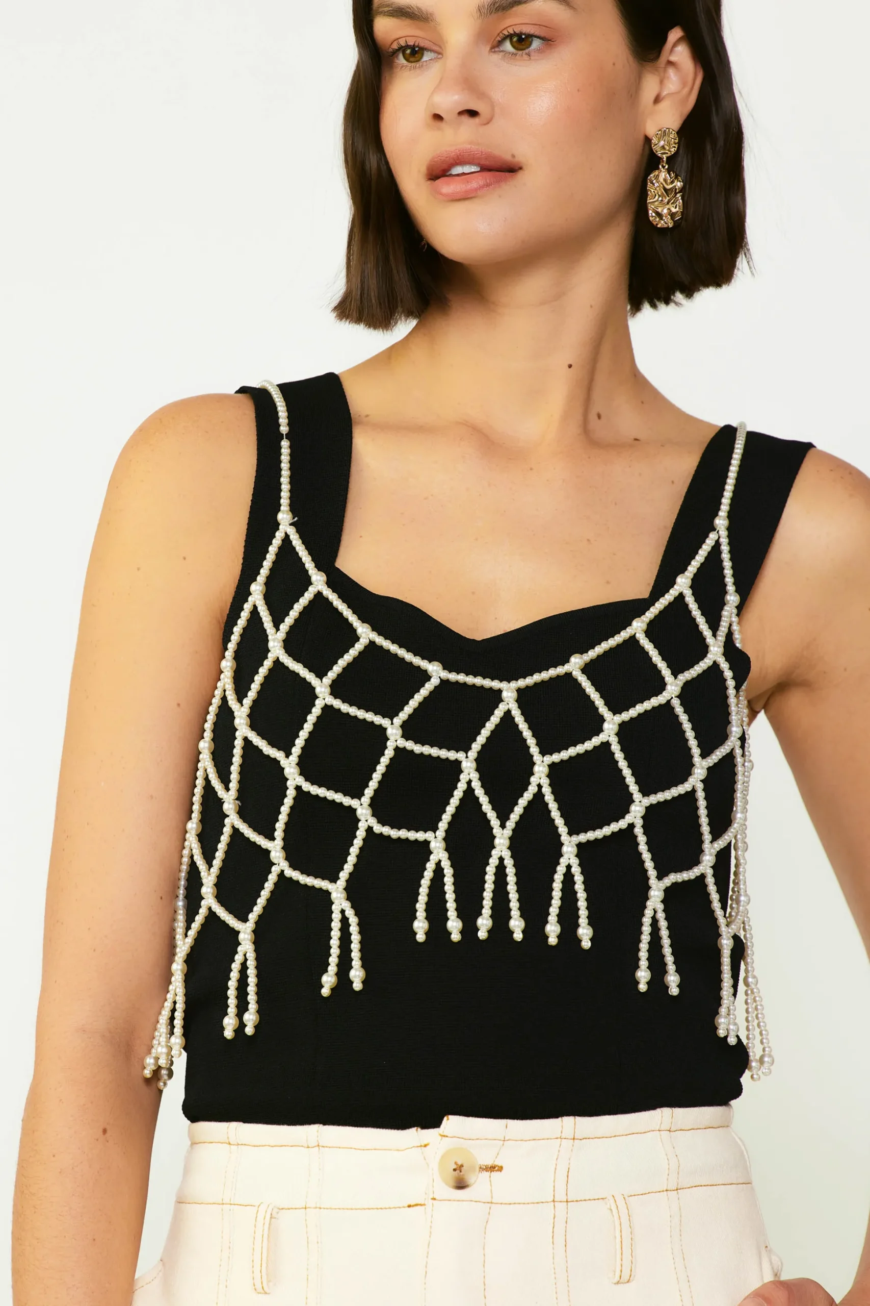 Beaded Pearl Cami