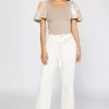 Belted Straight Leg Pant