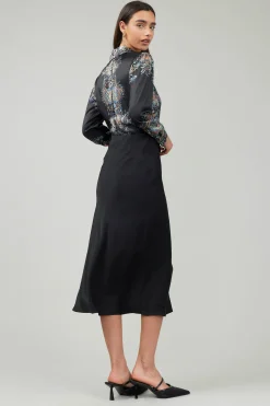 Bias Midi Skirt