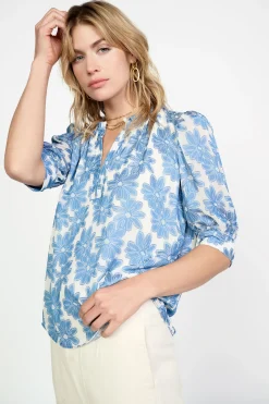 Botanical Jacquard Blouse
