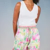 Botanical Watercolor Shorts