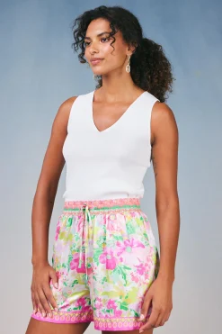 Botanical Watercolor Shorts