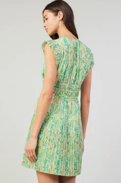 Briene Pleated Mini Dress