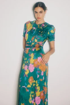 Brooklyn Floral Midi Dress