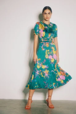 Brooklyn Floral Midi Dress