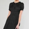 Brooklyn Pleated Midi Dress