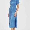 Brooklyn Pleated Midi Dress
