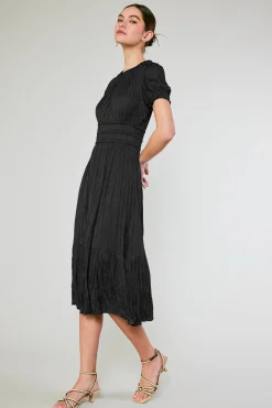 Brooklyn Pleated Midi Dress