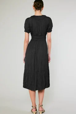 Brooklyn Pleated Midi Dress