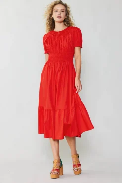 Brooklyn Poplin Midi Dress