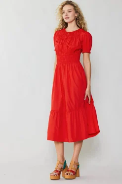 Brooklyn Poplin Midi Dress