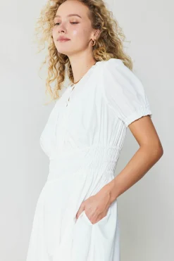 Brooklyn Poplin Midi Dress