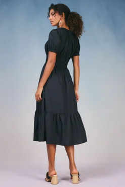 Brooklyn Poplin Midi Dress