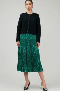 Button Up Tweed Cardigan