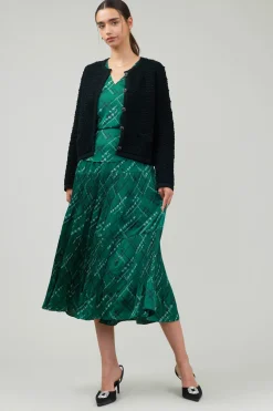 Button Up Tweed Cardigan