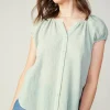 Buttoned Cotton Blouse