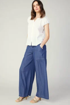 Buttoned Cotton Blouse