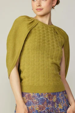 Cape Layered Sweater Top