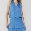 Cara Pleated Mini Dress