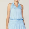 Cara Pleated Mini Dress