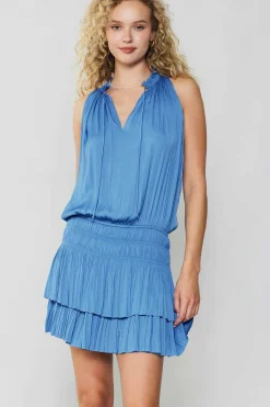 Cara Pleated Mini Dress