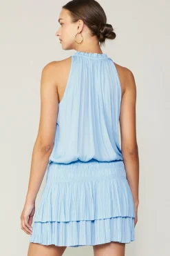 Cara Pleated Mini Dress