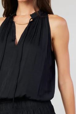 Cara Sleeveless Pleated Mini Dress