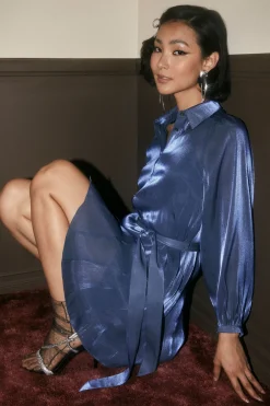Carmel Lustrous Mini Dress