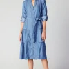 Chambray Buttondown Dress