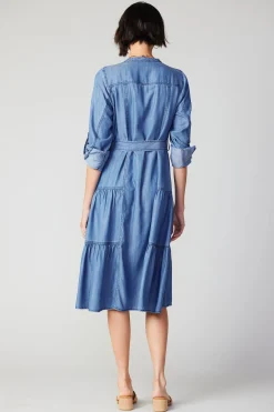 Chambray Buttondown Dress