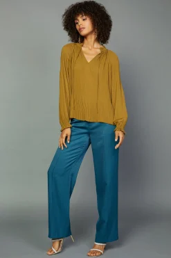 Charlotte Pleated Blouse