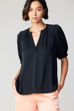 Classic V Neck Blouse