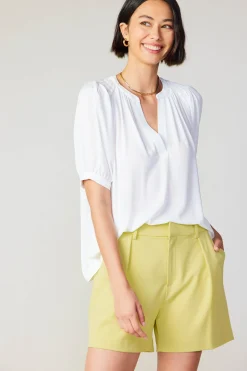 Classic V Neck Blouse